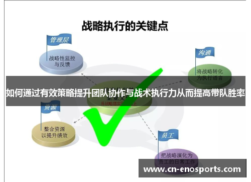 如何通过有效策略提升团队协作与战术执行力从而提高带队胜率